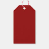 Roodtroebelende Hummingbird Gift Labels Cadeaulabel (Achterkant)