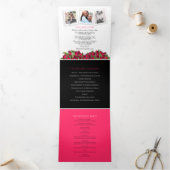 Roodtulpen hartenverhaal trouw bruiloft drieluik programma (Binnen)