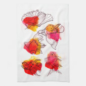 Roodvistorchon Theedoek (Verticaal)