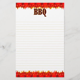 Roodvlammen BBQ Gezegde Linde Stationery Briefpapier
