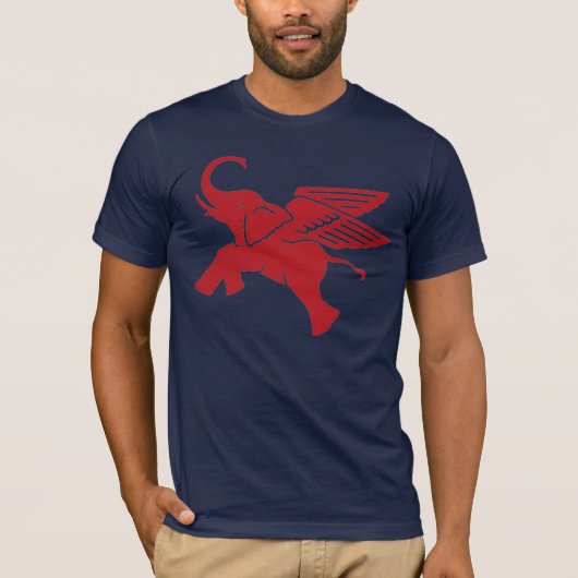 Roodvleugelolifant T-shirt (Voorkant)