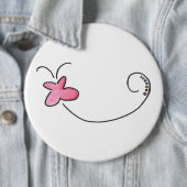 Roodvlinder Ronde Button 6,0 Cm (In situ)