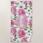 Roodvlinder Strandlaken (Voorkant)