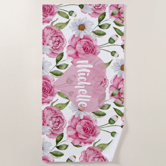 Roodvlinder Strandlaken (Voorkant)