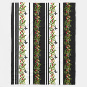 Roodvlinderblad zonder naadloze rowanberry botterf fleece deken (Voorkant)