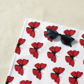 Roodvlindertekening Strandlaken (In situ)