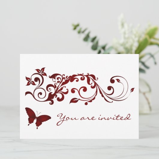 Roodvlinderuitvindingen Kaart (Staand voorkant)