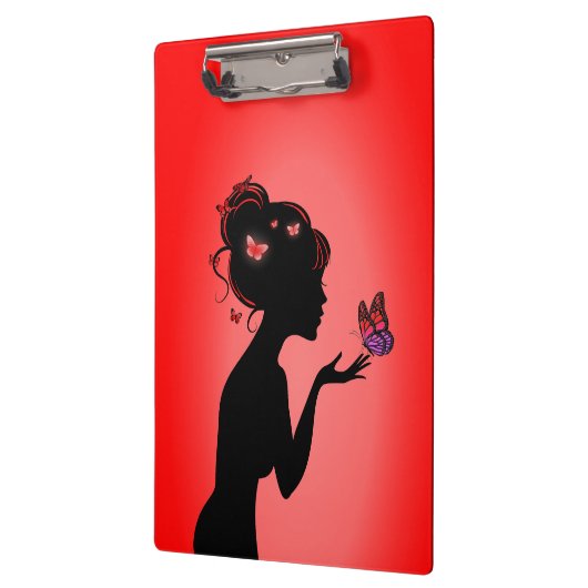 Roodvlindervrouw Klembord (Links)