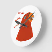 Roodvogeltje "GUMI" wuewue..... Ronde Klok (Hoek)