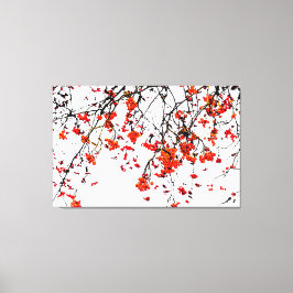 Roodvruchten of asbessen canvas afdruk