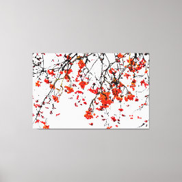 Roodvruchten of asbessen canvas afdruk