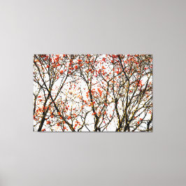 Roodvruchten of asbessen canvas afdruk