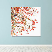 Roodvruchten of asbessen canvas afdruk (Insitu (Houten vloer))