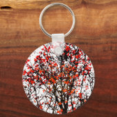Roodvruchten of asbessen sleutelhanger (Voorkant)