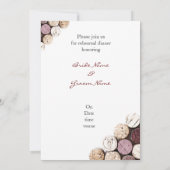 Roodwijn fleskurken repetitief diner kaart (Achterkant)