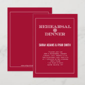 Roodwinterrepetities Kaart (Voorkant / Achterkant)