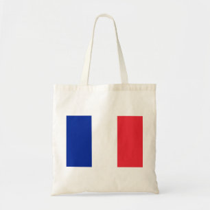 Roodwitte en blauwe vlag van Frankrijk Tote Bag