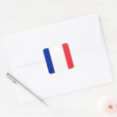 Roodwitte en blauwe vlag van Frankrijk Vierkante Sticker (Envelop)