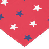 roodwitte marinesterren amerikaanse patriottische  medium tafelloper (Hoek)