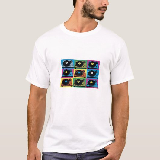 roodwol vinylklaar t-shirt (Voorkant)