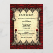 Roodzijde en gouden bruine wonden informatiekaartje (Voorkant)