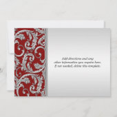 Roodzilverzwijn verloving kaart (Achterkant)