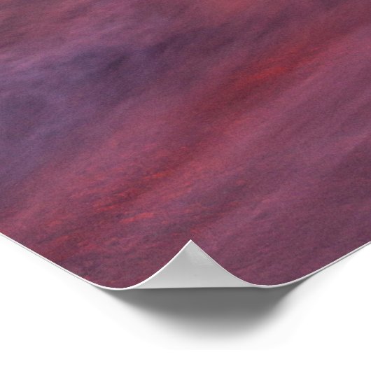 Roodzonsondergang Windansea Beach Poster (Hoek)