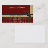 Roodzwarte Logo Visitekaartje (Voorkant / Achterkant)