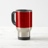 Roodzwijn Mam Roestvrij Stal Travel Mug Reisbeker (Voorkant links)