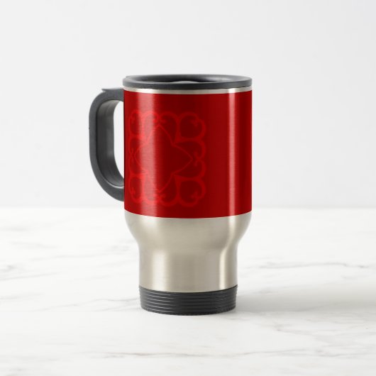 Roodzwijn Mam Roestvrij Stal Travel Mug Reisbeker (Voorkant links)