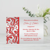 Roodzwijn verloving verjaardag PERSONALIZE Kaart (Staand voorkant)