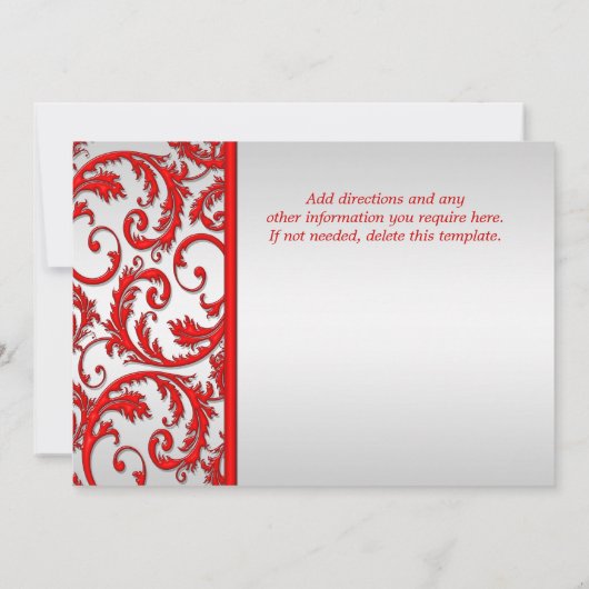 Roodzwijn verloving verjaardag PERSONALIZE Kaart (Achterkant)