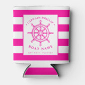 Roodzwoerd zwoegen van de kapitein blikjeskoeler (Voorkant)