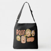 Roof Club / Hond Illustraties Crossbody Tas (Achterkant)
