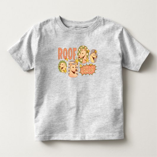Roof Club / Hond Illustraties Kinder Shirts (Voorkant)
