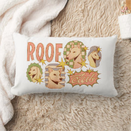 Roof Club / Hond Illustraties Kussen