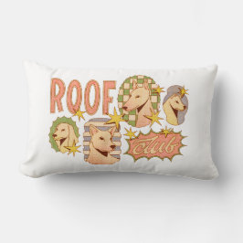 Roof Club / Hond Illustraties Kussen