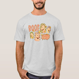 Roof Club / Hond Illustraties T-shirt