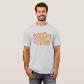 Roof Club / Hond Illustraties T-shirt (Voorkant volledig)