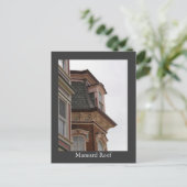 Roof Detail, Mansard Roof Briefkaart (Staand voorkant)