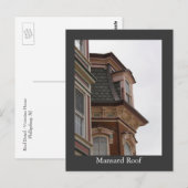 Roof Detail, Mansard Roof Briefkaart (Voorkant / Achterkant)