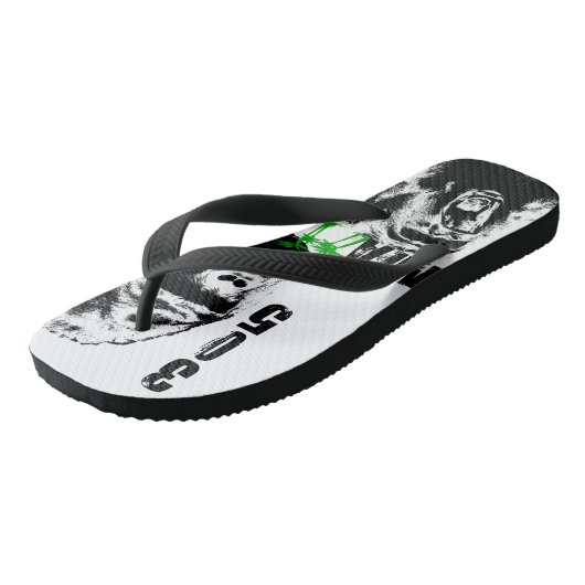 Roof Top Gorillas Miami Teenslippers (Schuin)