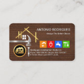 Roof Truss Handyman Gereedschap Visitekaartje (Voorkant)