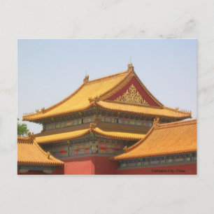 Roof uit de verboden stad briefkaart