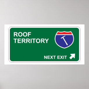 Roof Volgende Afsluiten Poster
