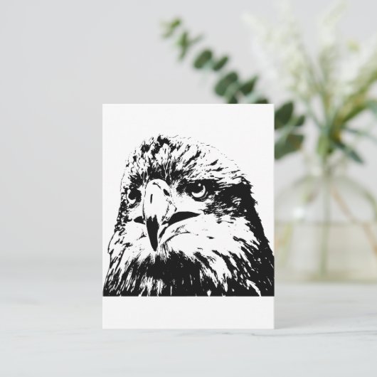 roofdier briefkaart (Staand voorkant)