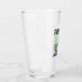 roofdier in het blauw, haai, cartoonstijl glas (Rechts)