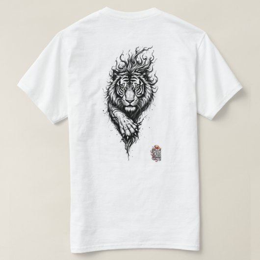 roofdier t-shirt (Design achterkant)