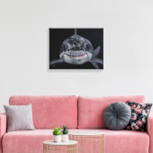 Roofdier van de zee Schilderij van Alfred Fox Canvas Afdruk (Insitu (Woonkamer))