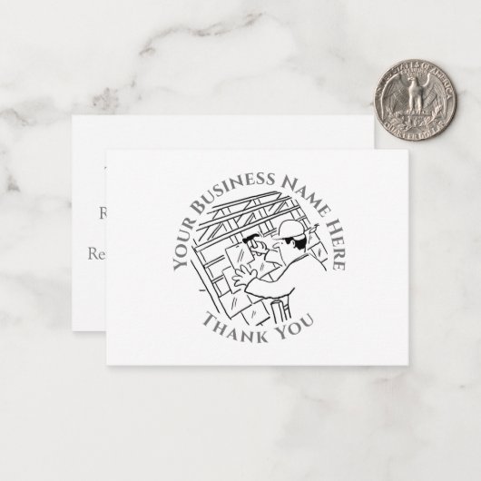 Roofer - Bedankt voor je briefkaart (Voorkant / Achterkant in situ)